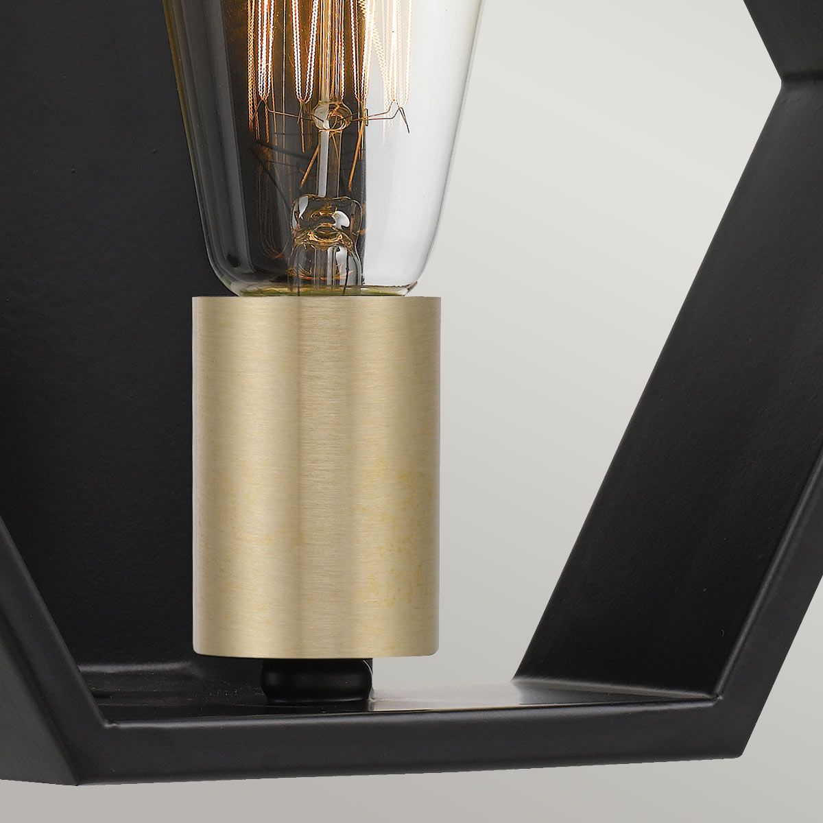 Quoizel Bismarck Single Wall Light - Earth Black