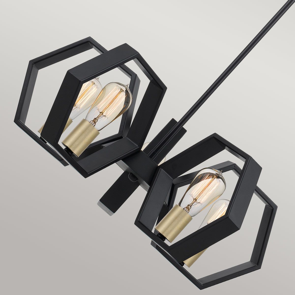 Quoizel Bismarck 5 Light Chandelier - Earth Black