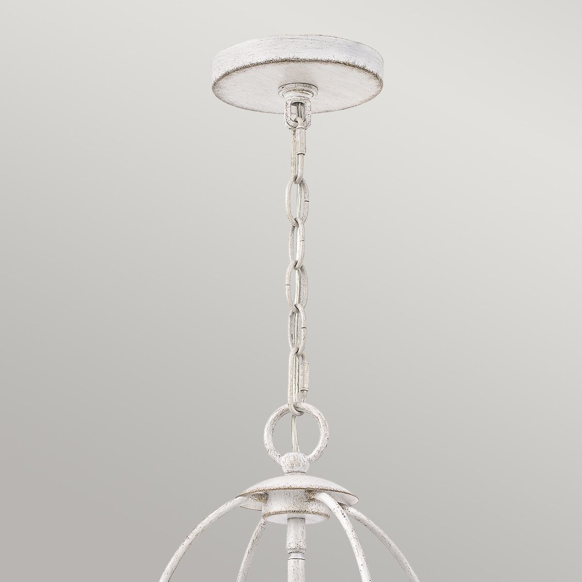 Quoizel Bradbury 4 Light Pendant - Antique White