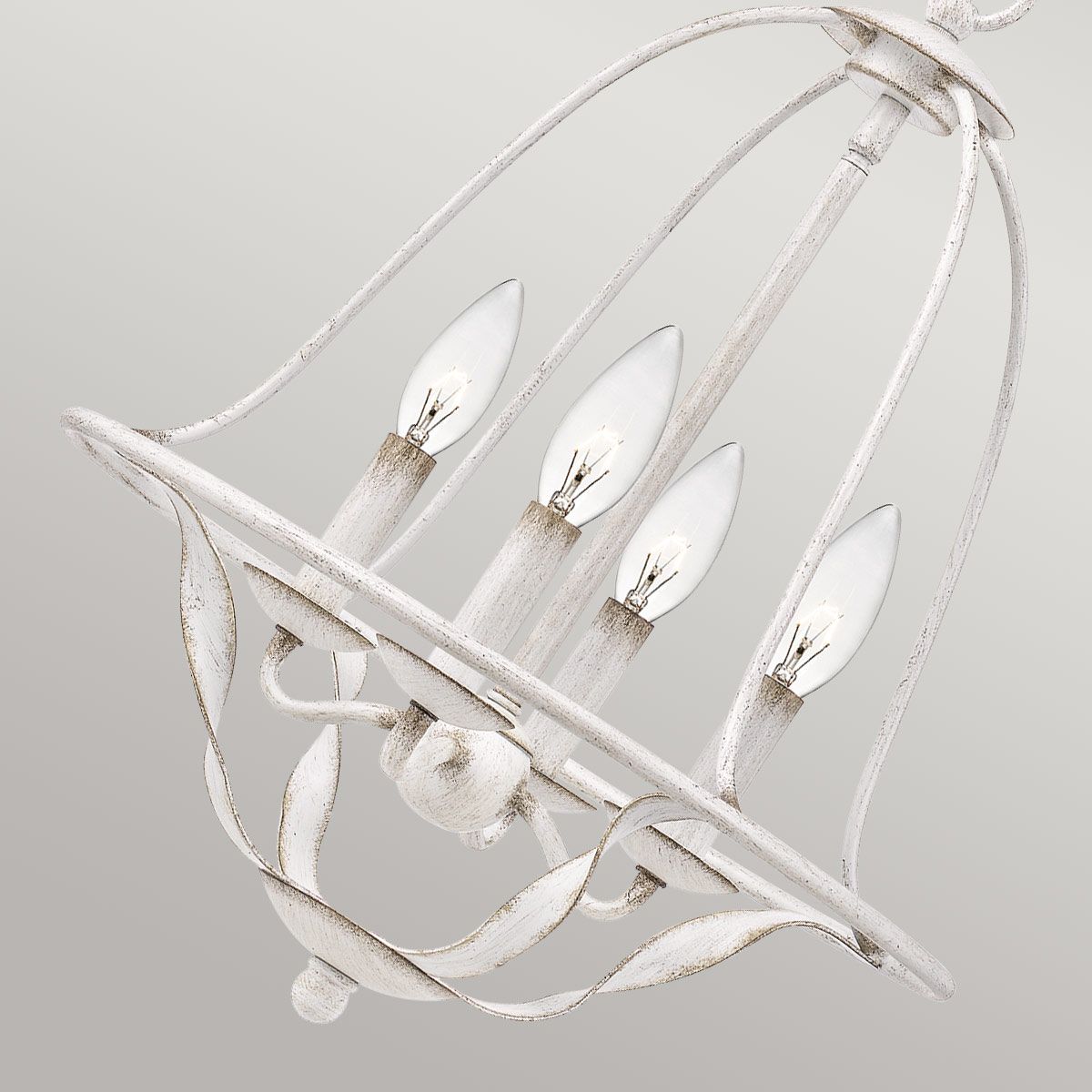 Quoizel Bradbury 4 Light Pendant - Antique White