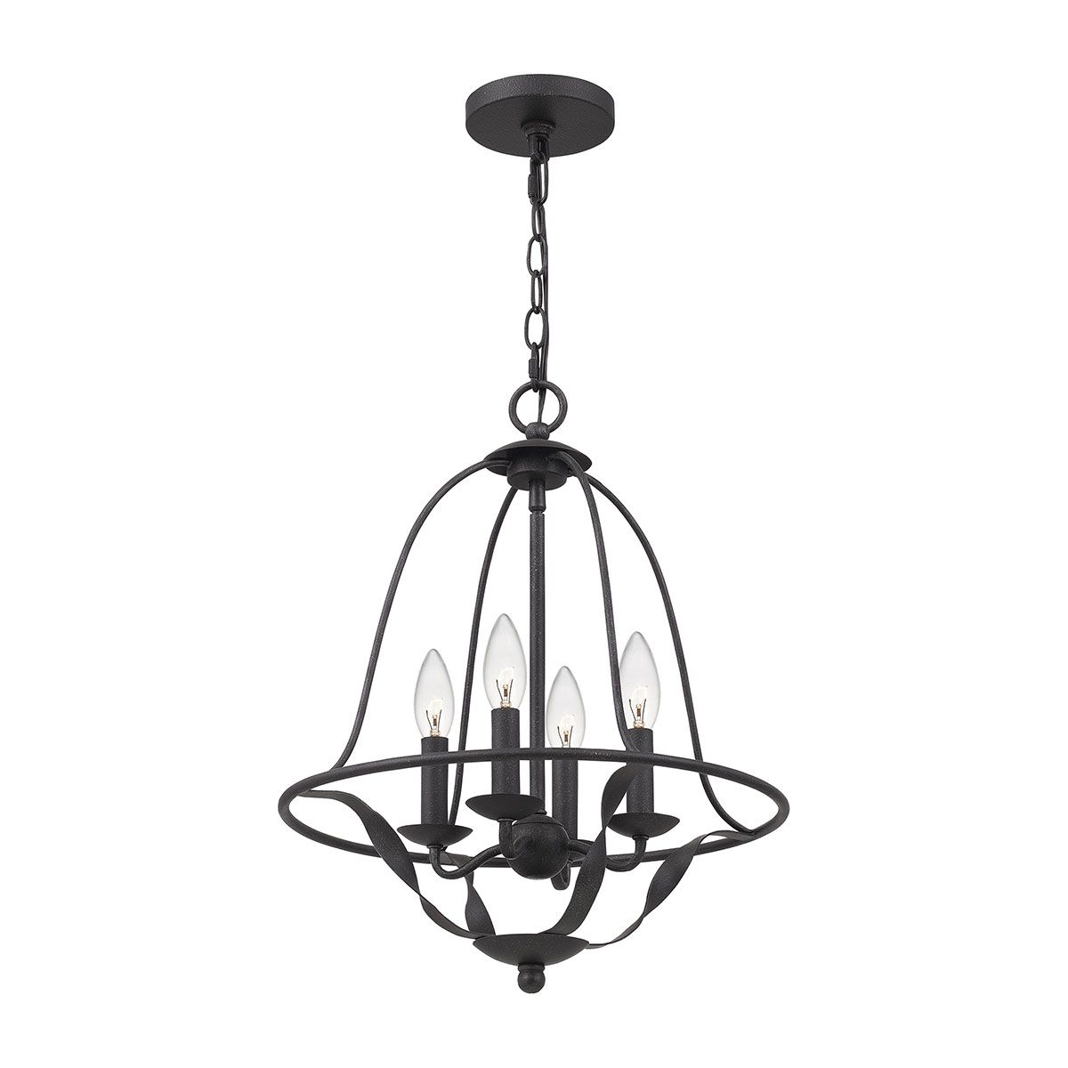 Quoizel Bradbury 4 Light Pendantt - Grey Ash