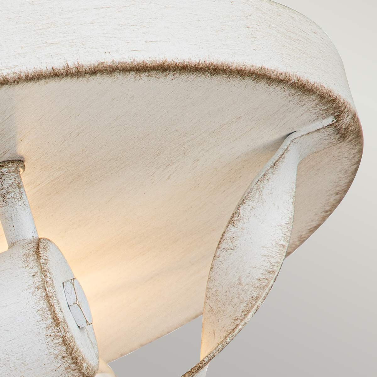 Quoizel Bradbury 2 Light Flush Fitting - Antique White