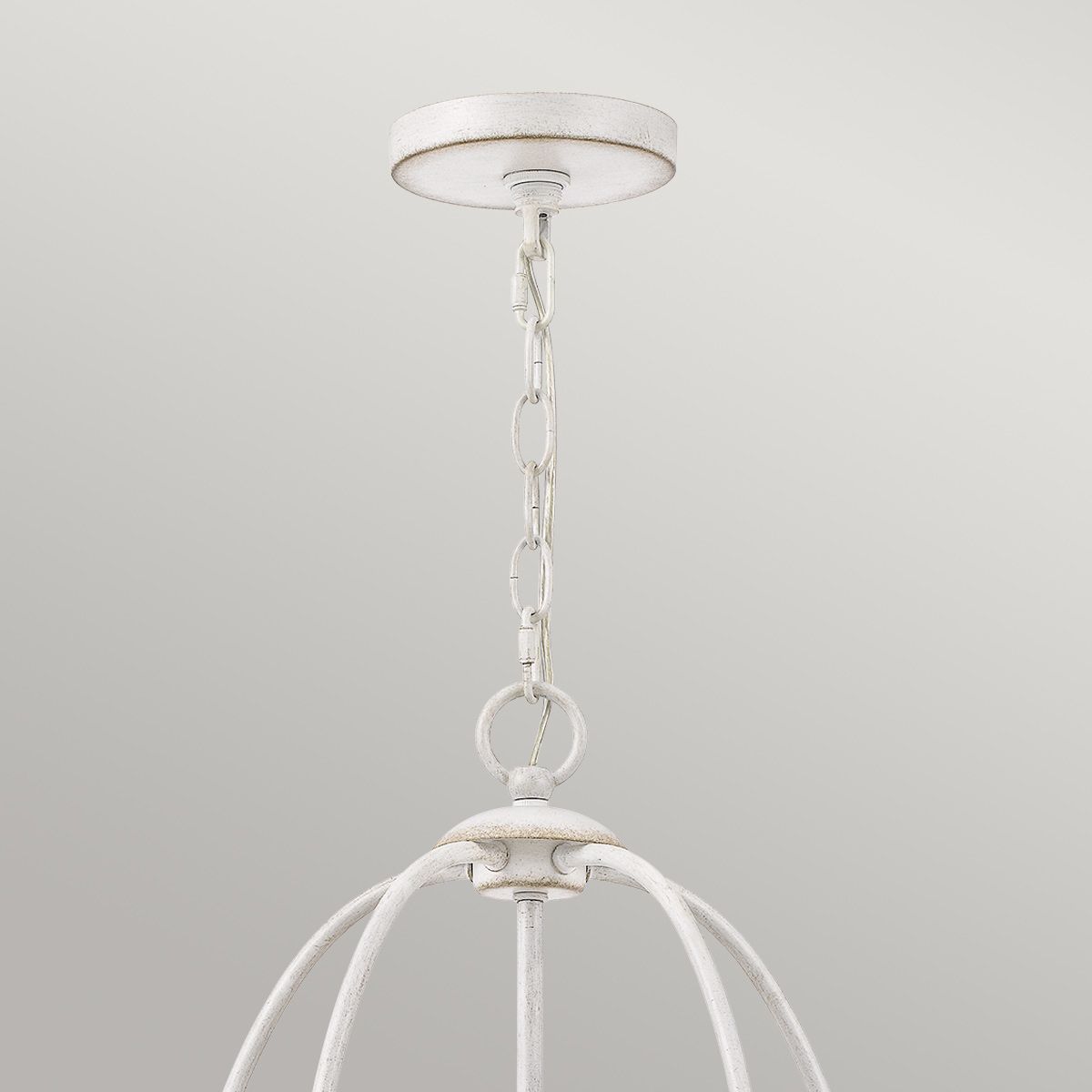 Quoizel Bradbury 5 Light Chandelier - Antique White