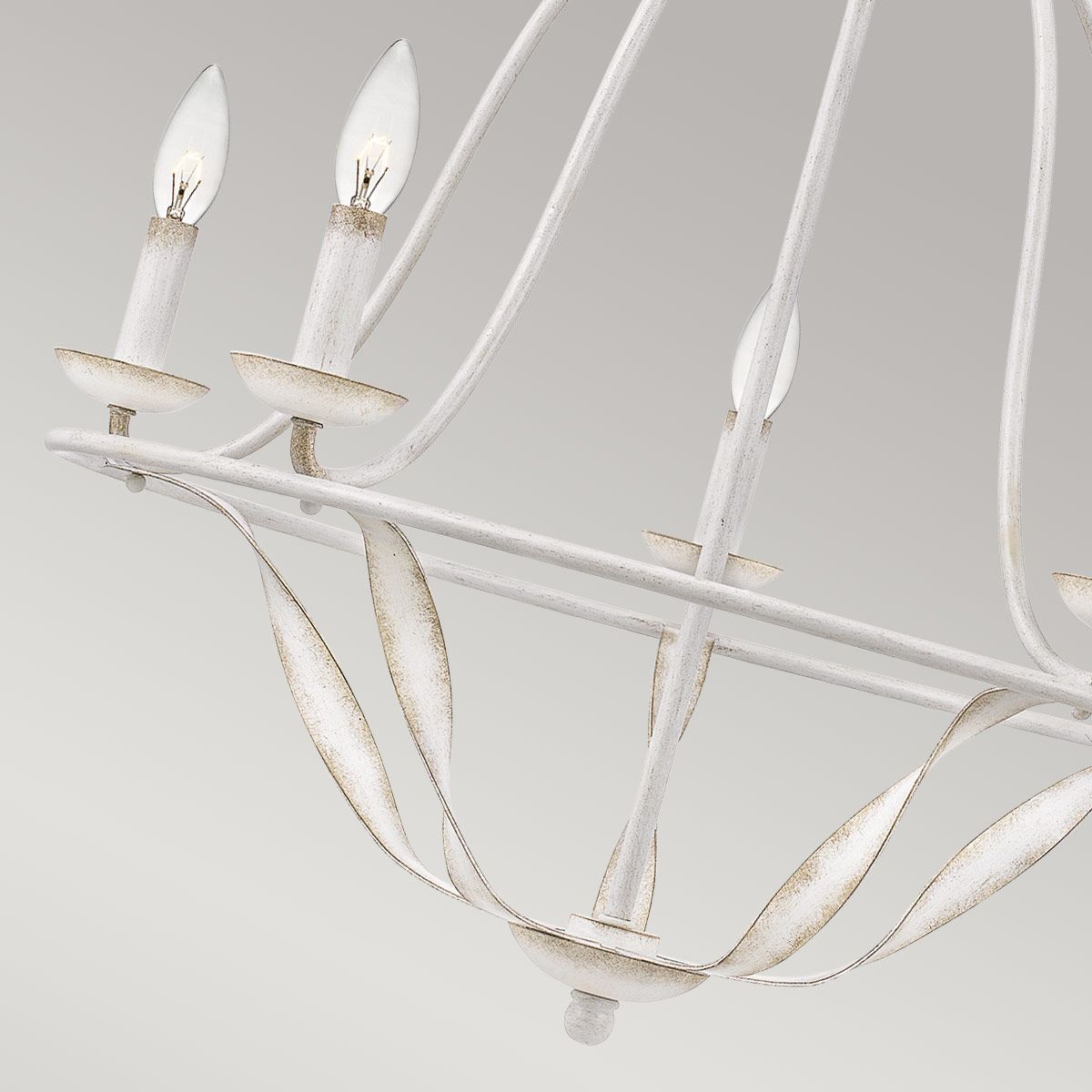Quoizel Bradbury 5 Light Chandelier - Antique White