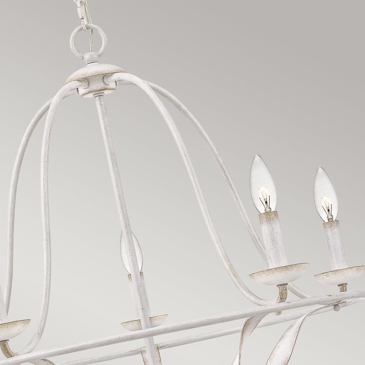 Quoizel Bradbury 5 Light Chandelier - Antique White