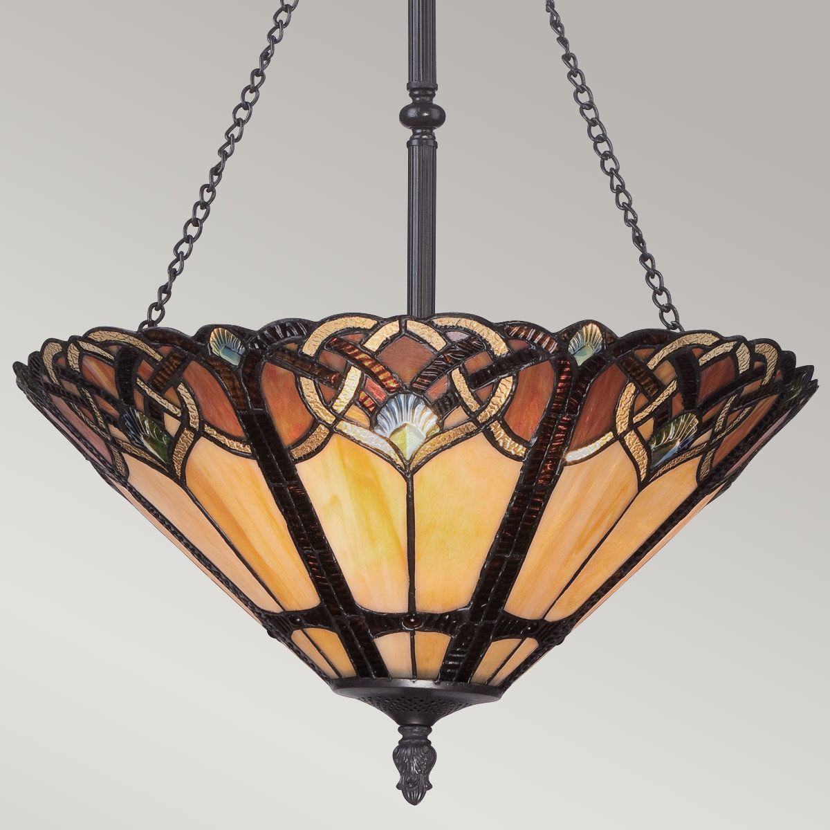 Quoizel Cambridge 3 Light Pendant - Vintage Bronze