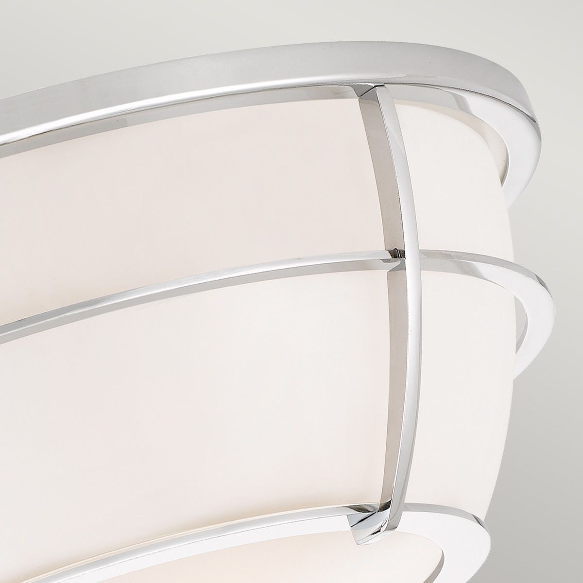 Quoizel Chance 2 Light Bathroom Flush Fitting - Polished Chrome