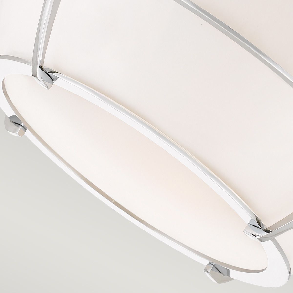 Quoizel Chance 2 Light Bathroom Flush Fitting - Polished Chrome