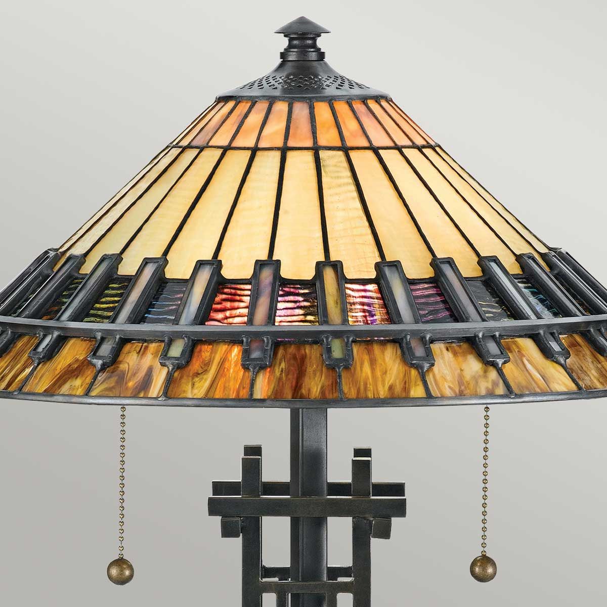 Quoizel Chastain 2 Light Desk Lamp - Vintage Bronze