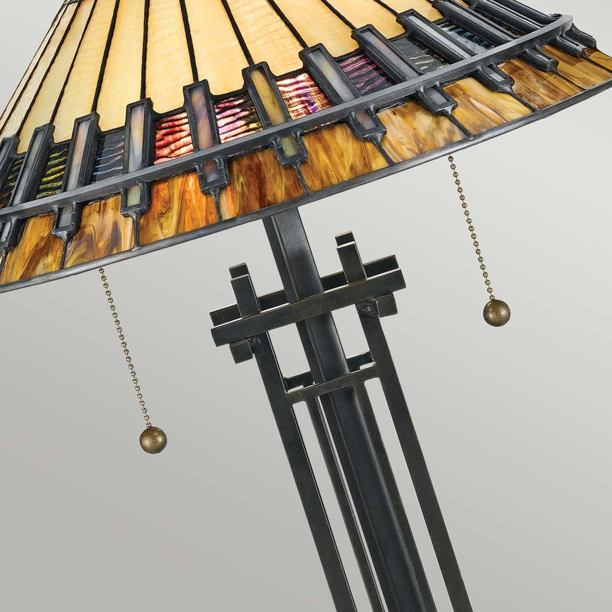 Quoizel Chastain 2 Light Desk Lamp - Vintage Bronze