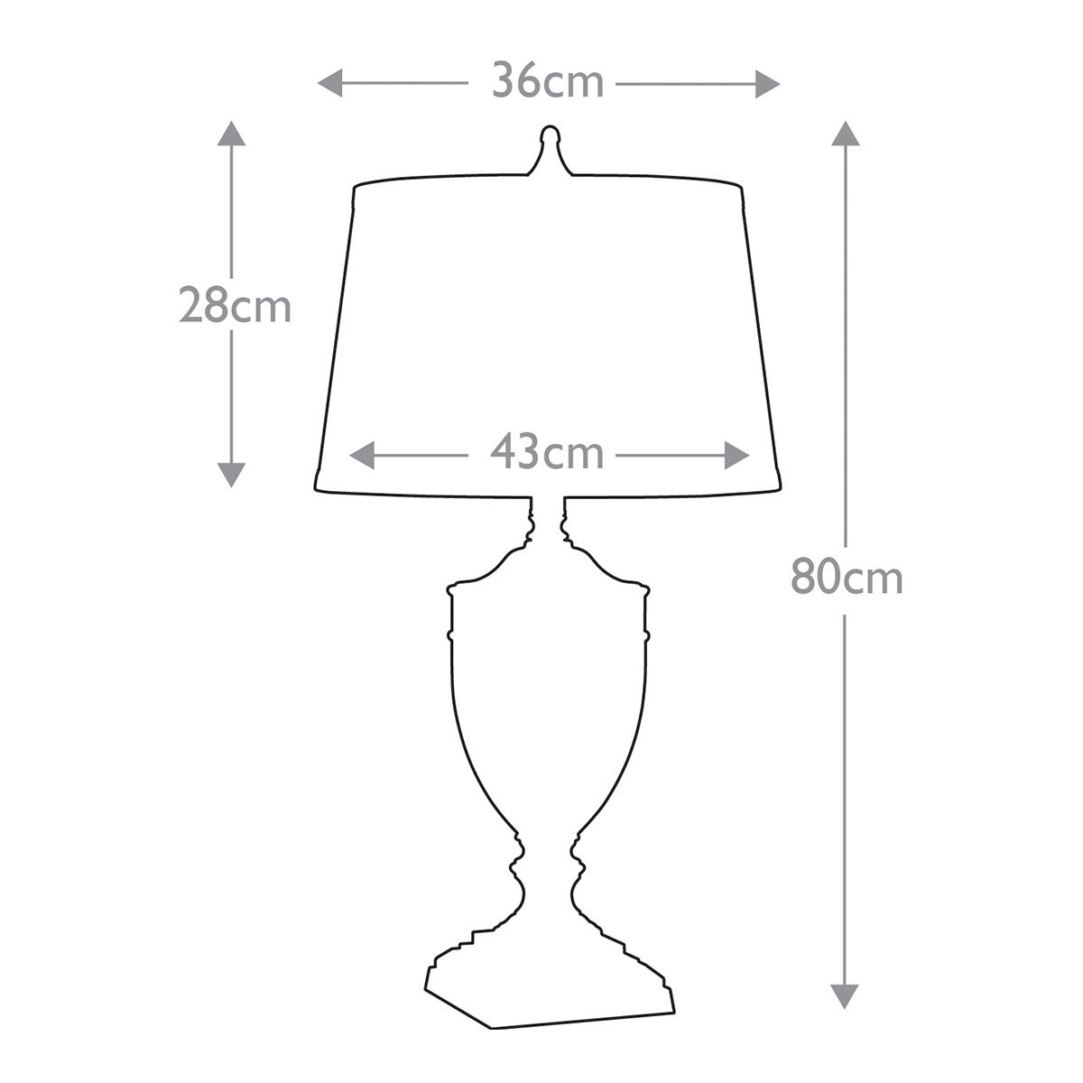 Quoizel Dennison Single Table Lamp - Brushed Brass