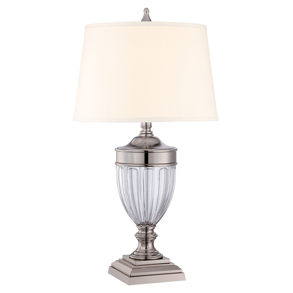 Quoizel Dennison Single Table Lamp - Polished Nickel