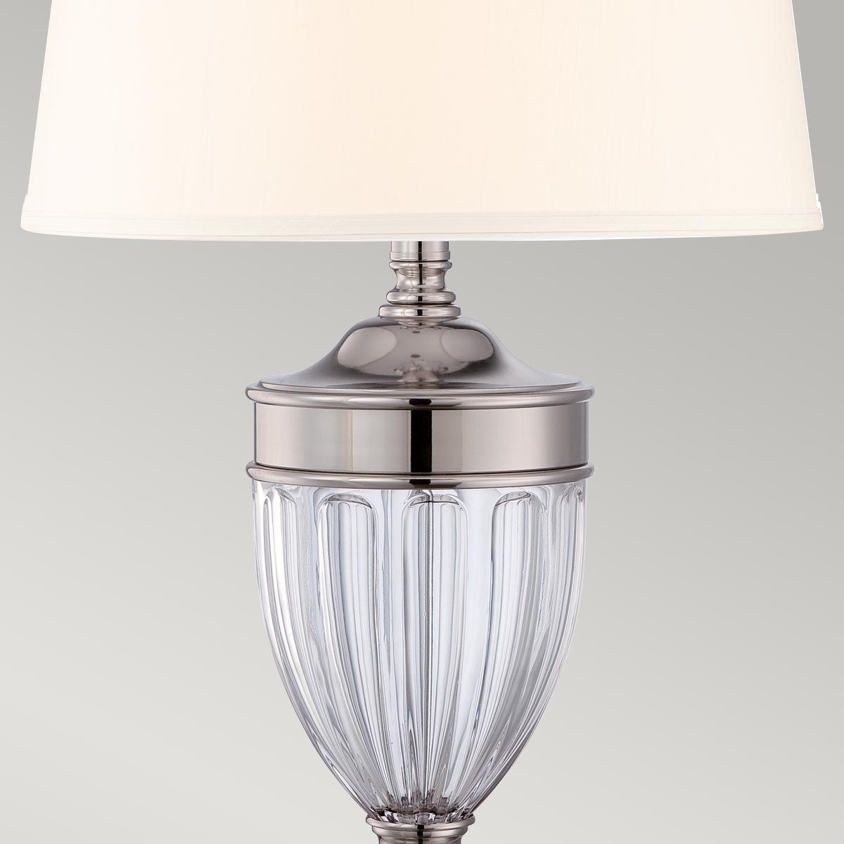 Quoizel Dennison Single Table Lamp - Polished Nickel