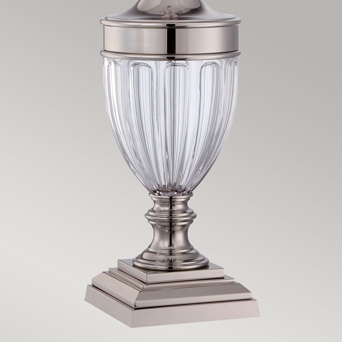 Quoizel Dennison Single Table Lamp - Polished Nickel