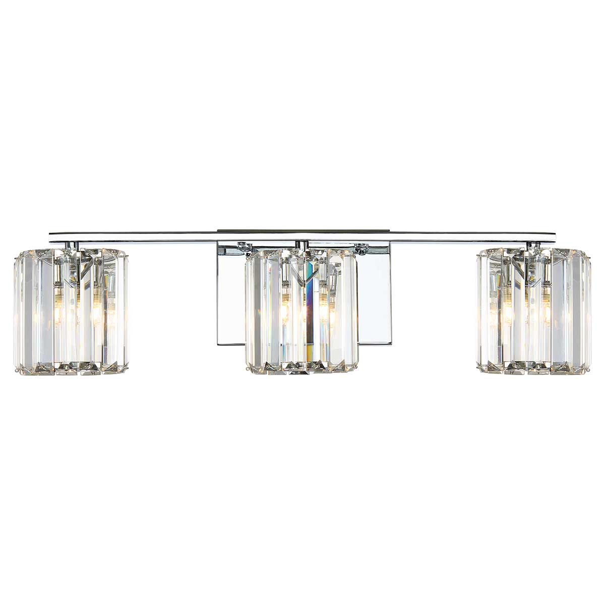 Quoizel Divine 3 Light Bathroom Wall Light - Polished Chrome