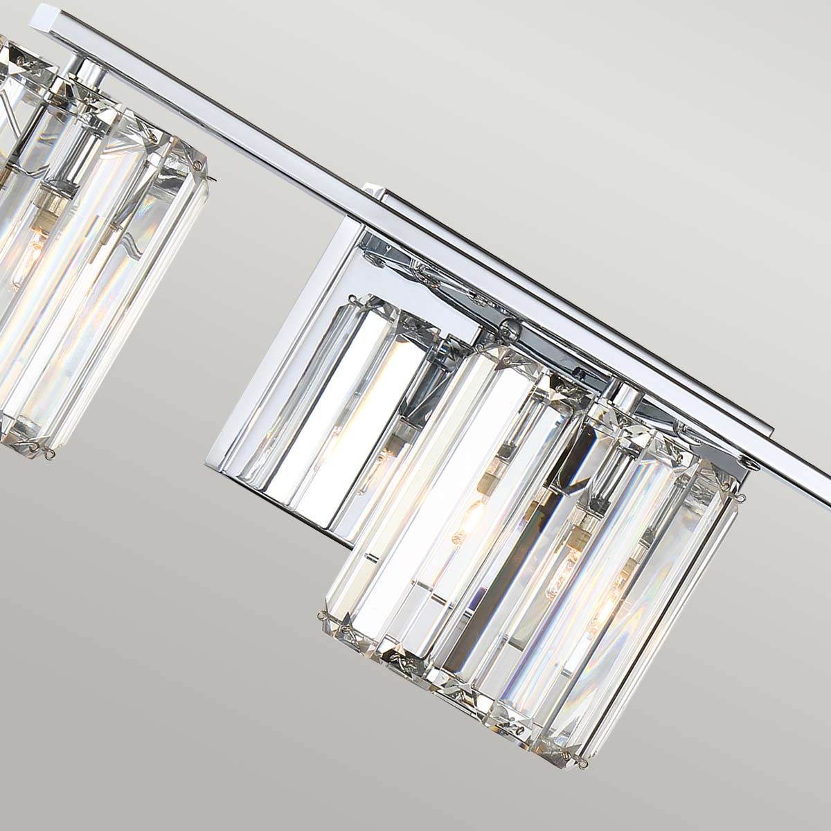 Quoizel Divine 3 Light Bathroom Wall Light - Polished Chrome