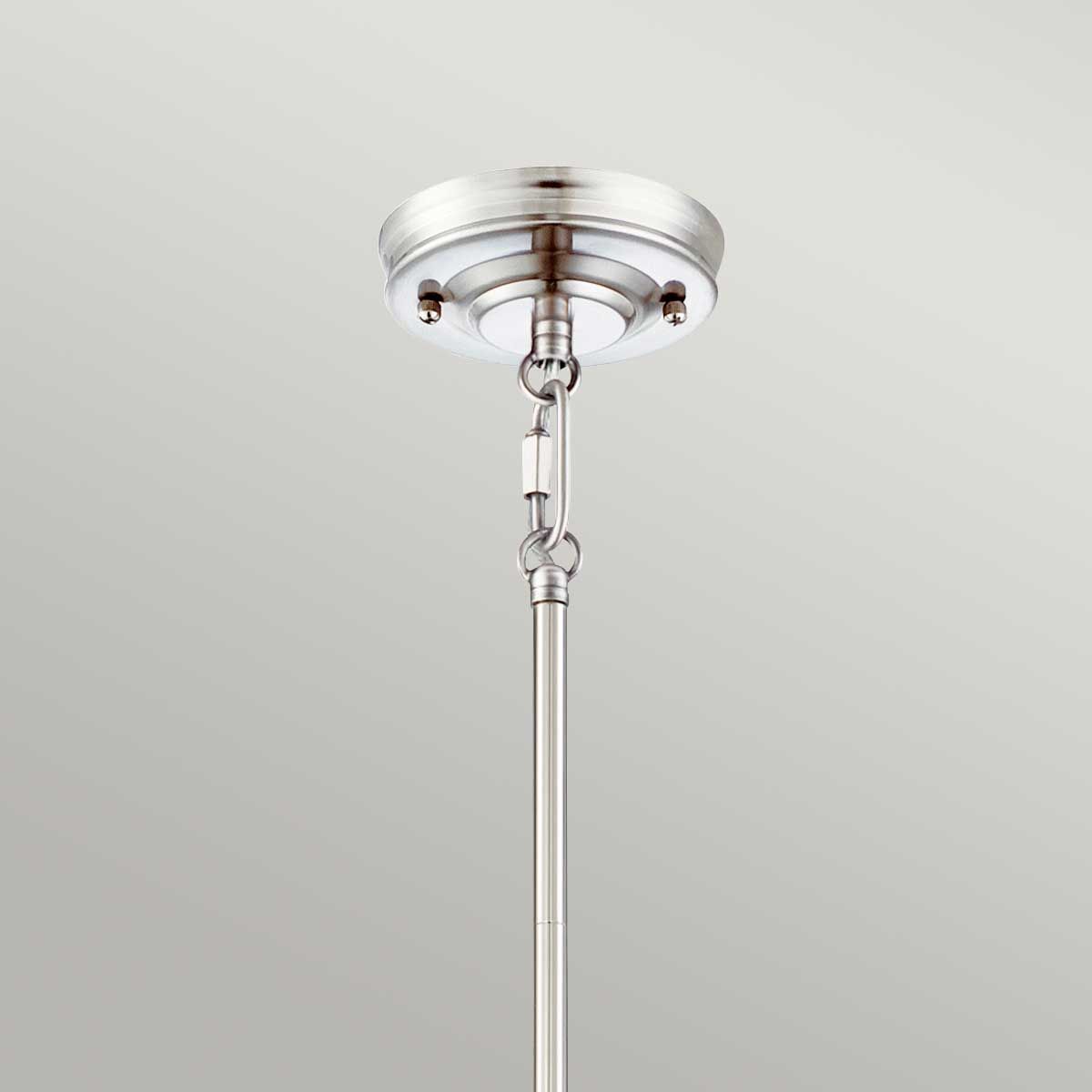 Quoizel Emery Single Medium Pendant - Imperial Silver