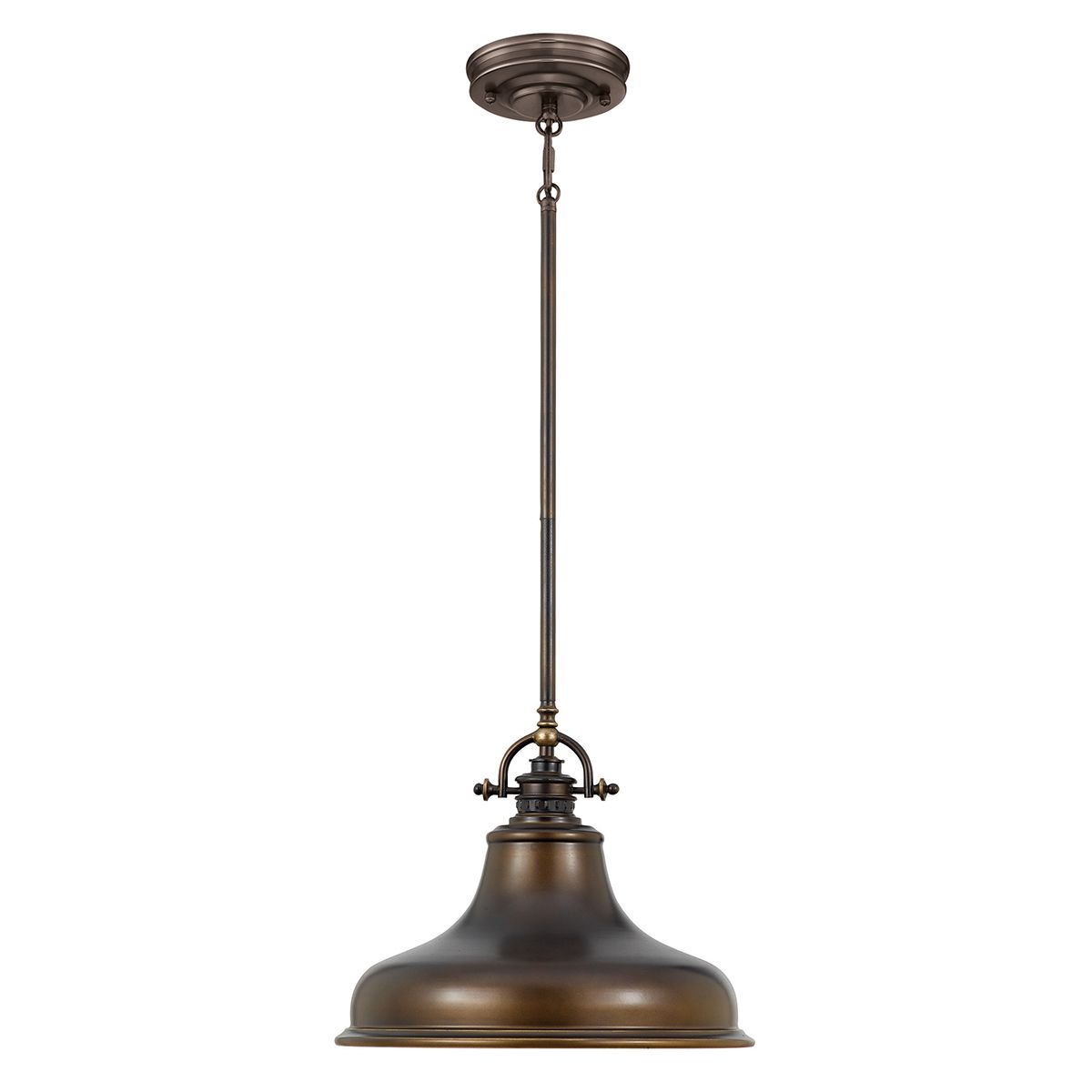 Quoizel Emery Single Medium Pendant - Palladian Bronze