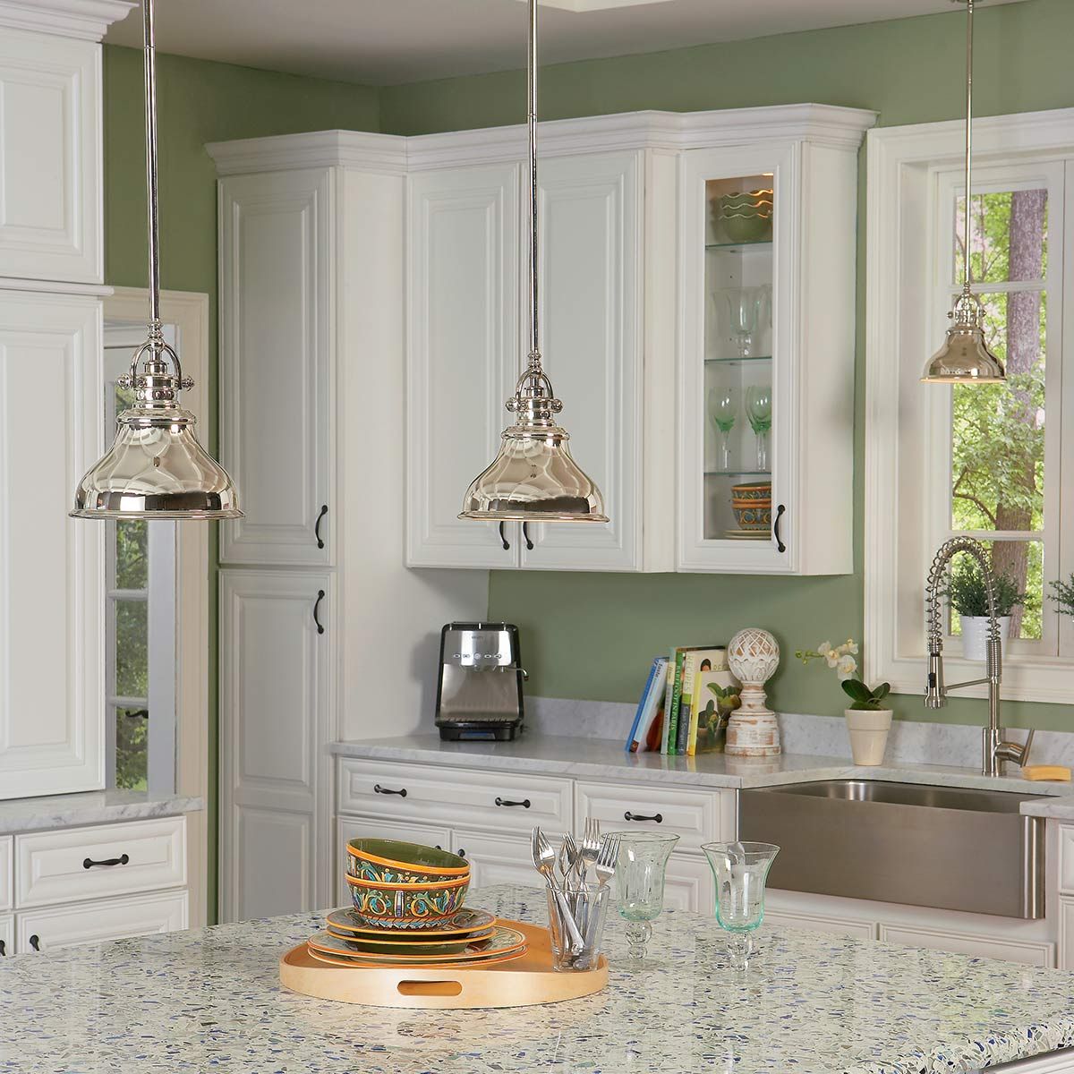 Quoizel Emery Single Mini Pendant - Imperial Silver