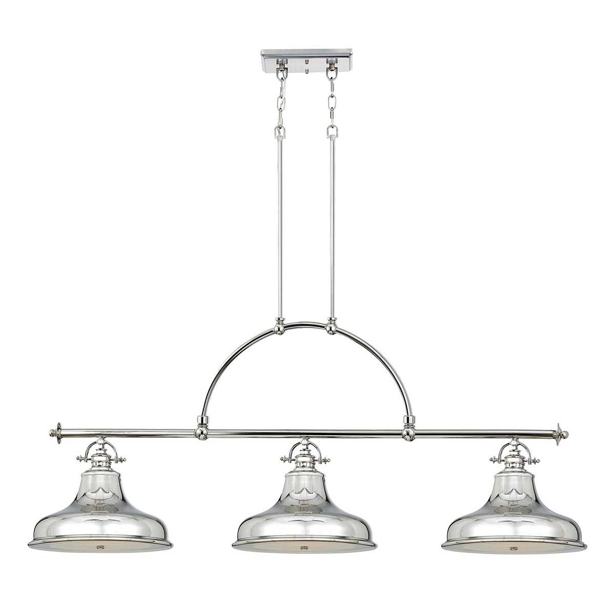 Quoizel Emery 3 Light Island Light - Imperial Silver