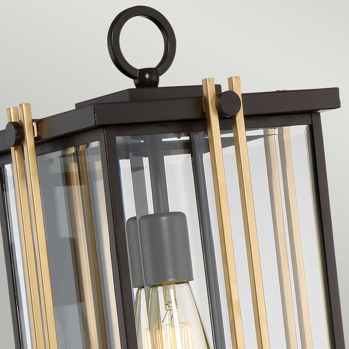 Quoizel Goldenrod Single Large Wall Lantern - Western Bronze