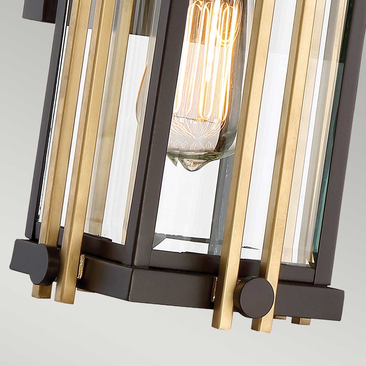 Quoizel Goldenrod Single Small Wall Lantern - Western Bronze