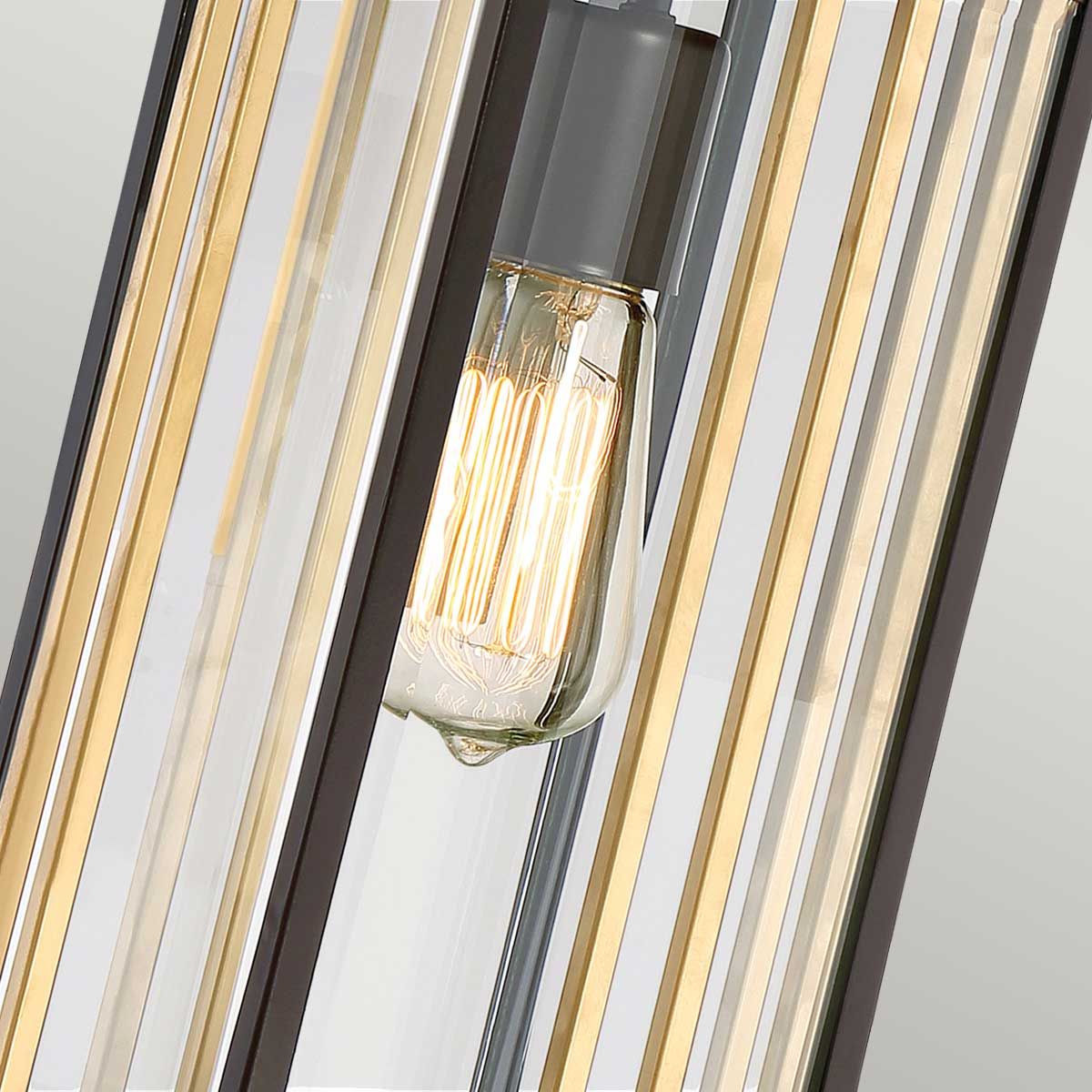 Quoizel Goldenrod Single Medium Chain Lantern - Western Bronze