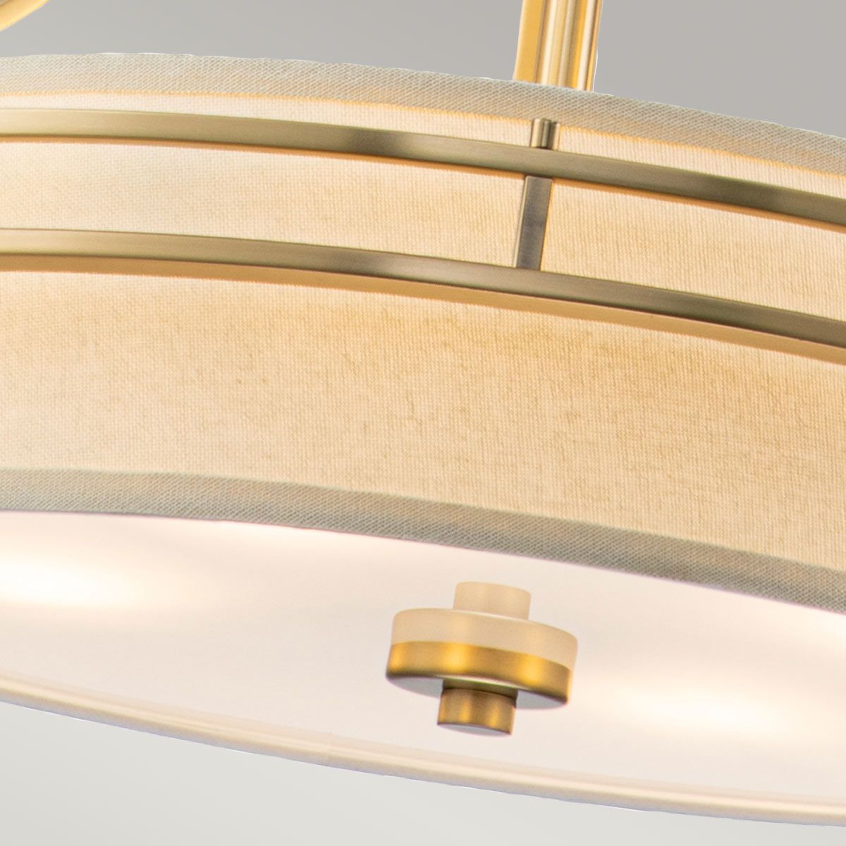 Quoizel Uptown Gotham 4 Light Pendant - Brushed Brass