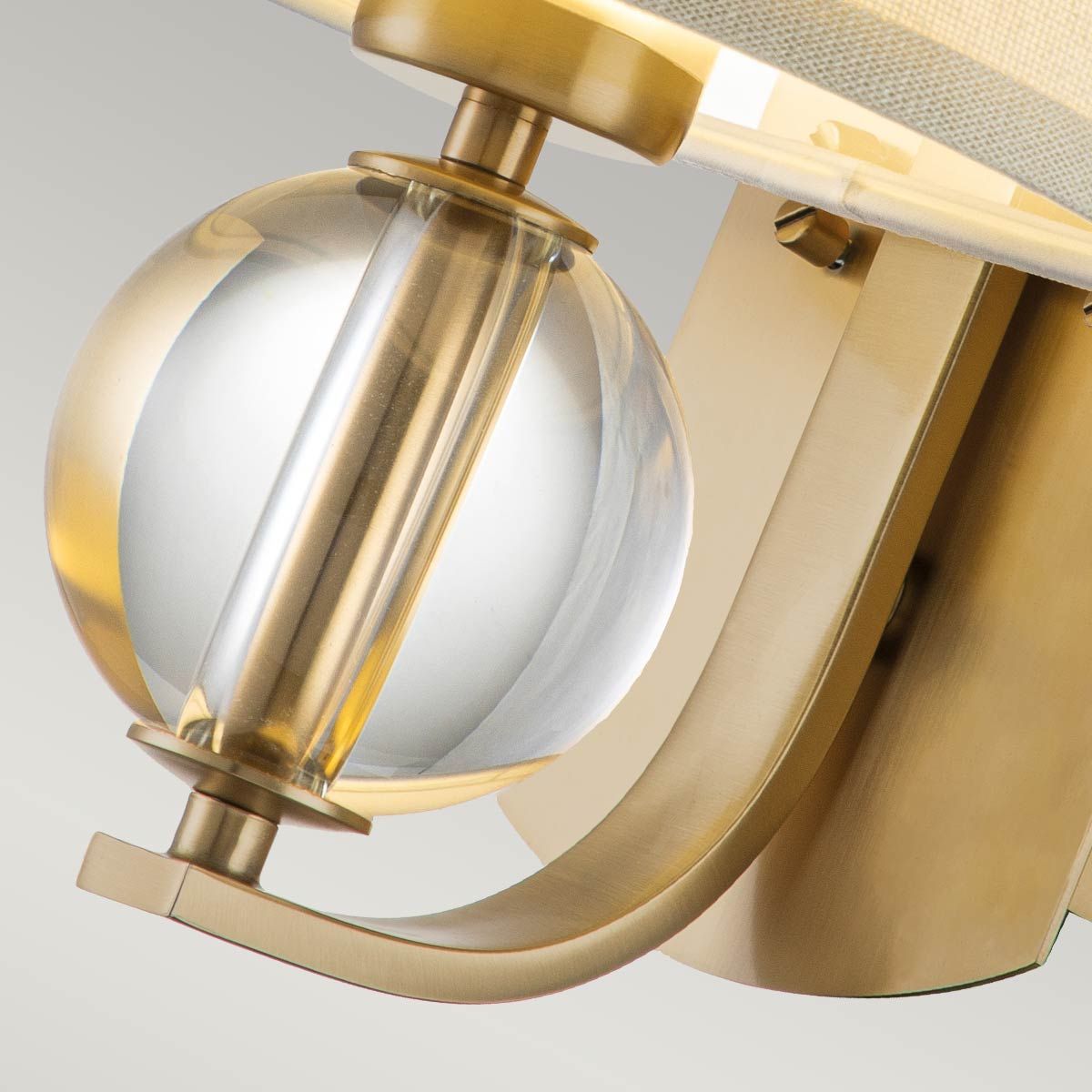 Quoizel Uptown Gotham Single Wall Light - Brushed Brass
