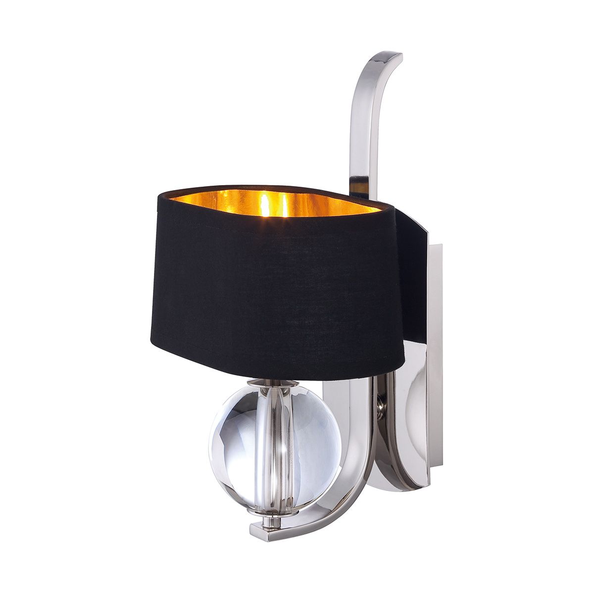 Quoizel Uptown Gotham Single Wall Light - Imperial Silver