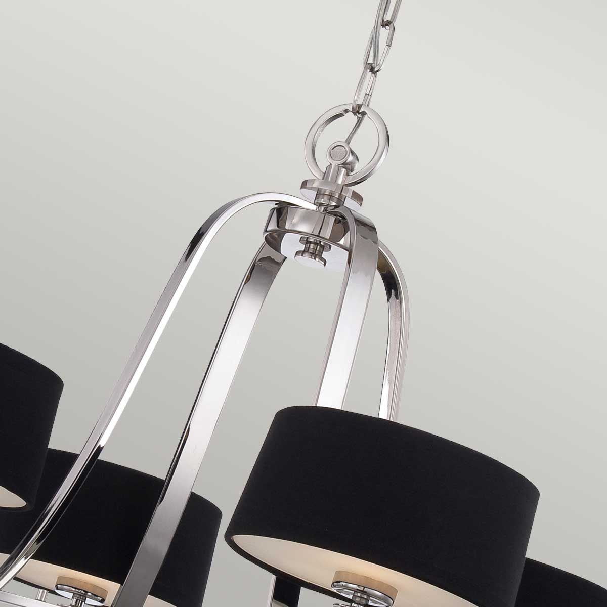 Quoizel Uptown Gotham 4 Light Chandelier - Imperial Silver