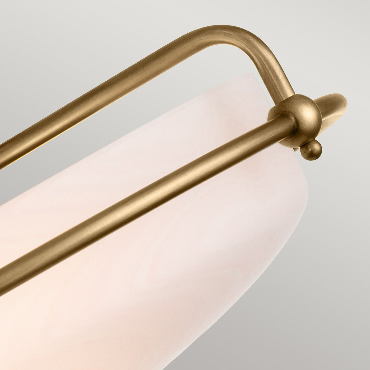 Quoizel Griffin 3 Light Flush Fitting - Weathered Brass