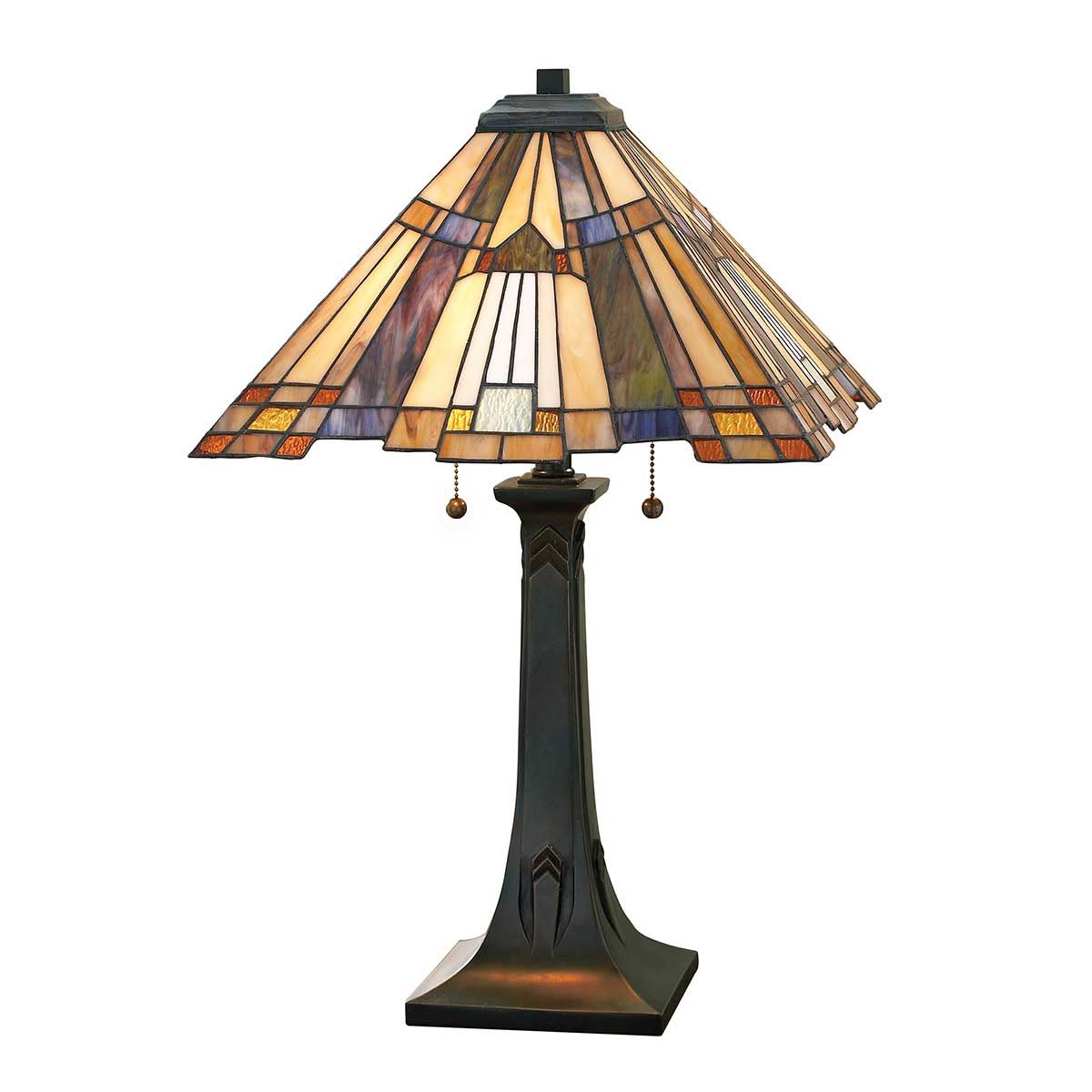 Quoizel Inglenook 2 Light Table Lamp - Valiant Bronze