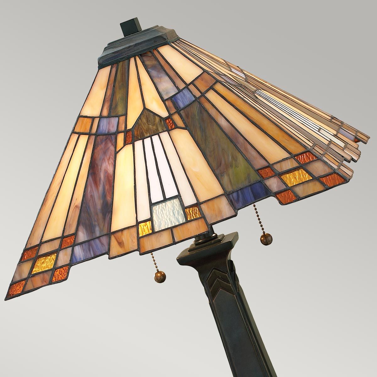Quoizel Inglenook 2 Light Table Lamp - Valiant Bronze