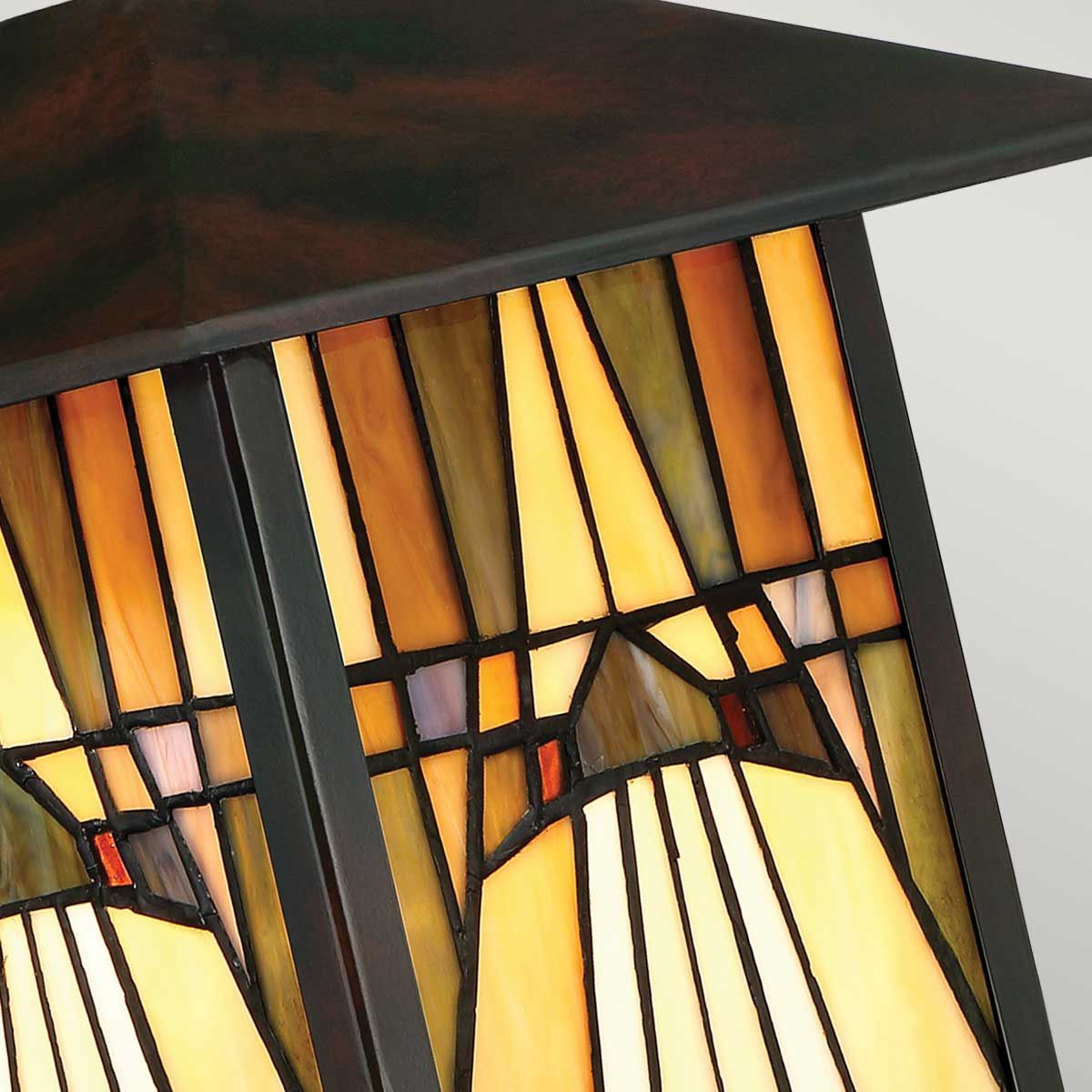 Quoizel Inglenook Single Outdoor Medium Wall Lantern - Valiant Bronze