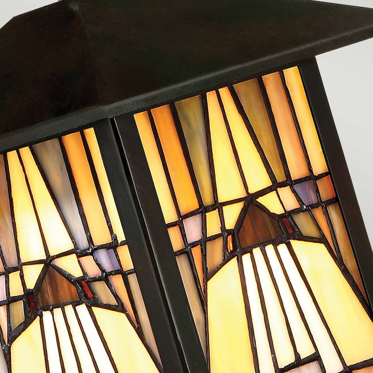 Quoizel Inglenook Single Outdoor Small Wall Lantern - Valiant Bronze
