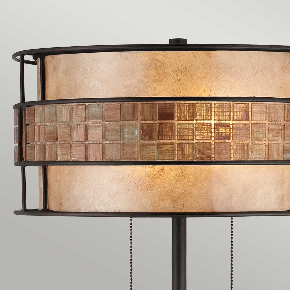 Quoizel Laguna 2 Light Table Lamp - Renaissance Copper