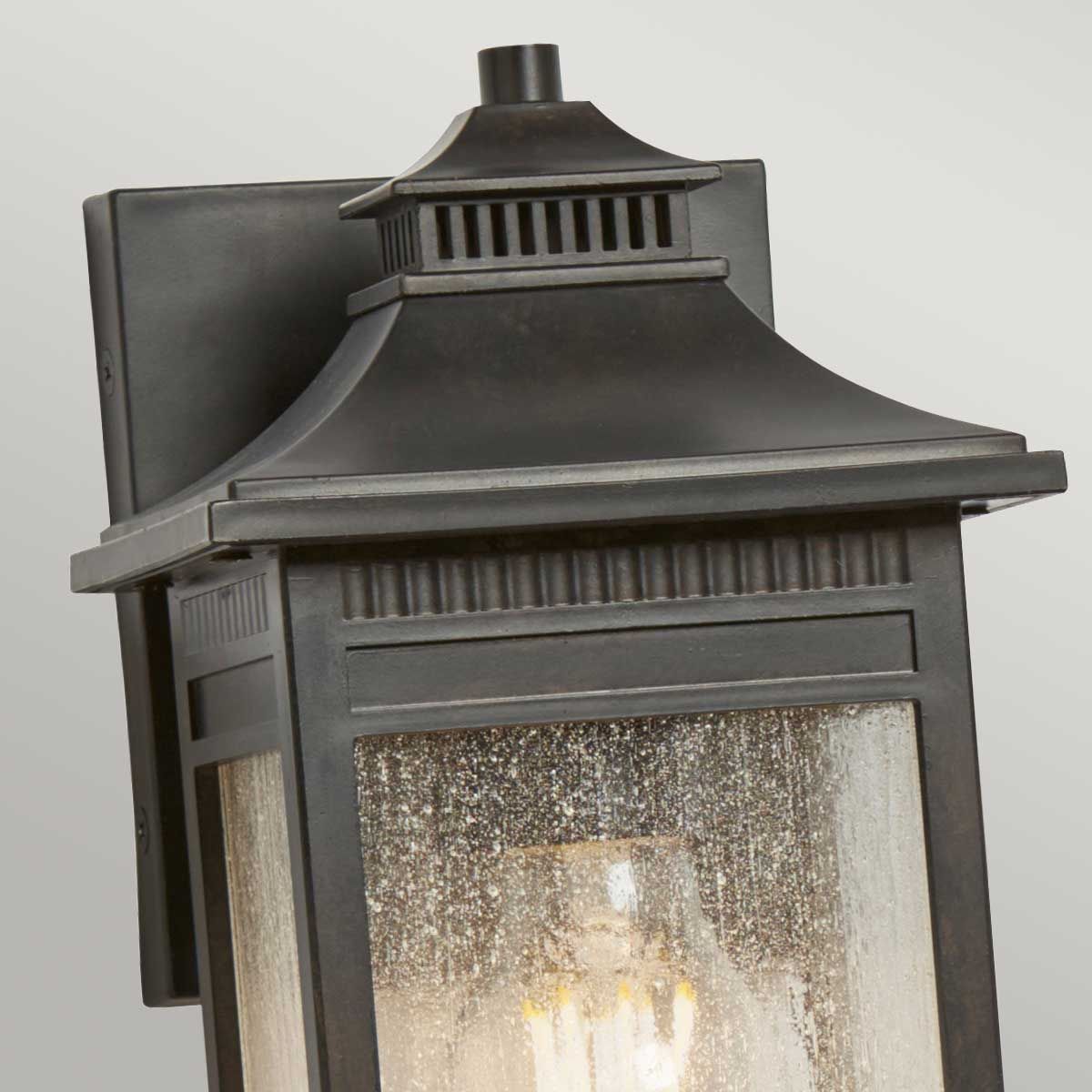 Quoizel Livingston Single Small Wall Lantern - Imperial Bronze