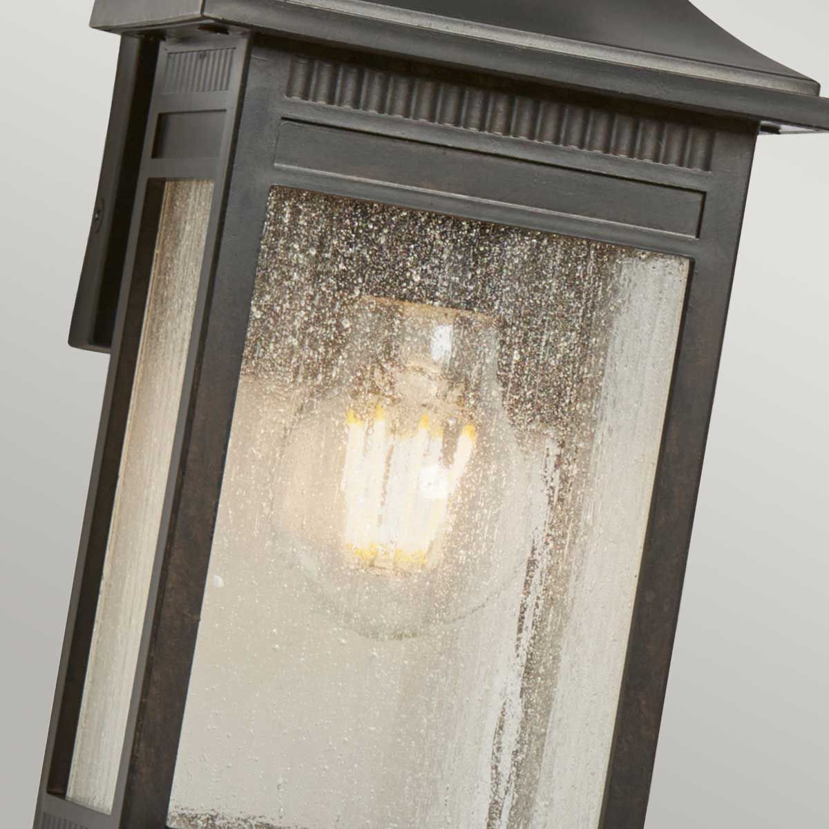 Quoizel Livingston Single Small Wall Lantern - Imperial Bronze