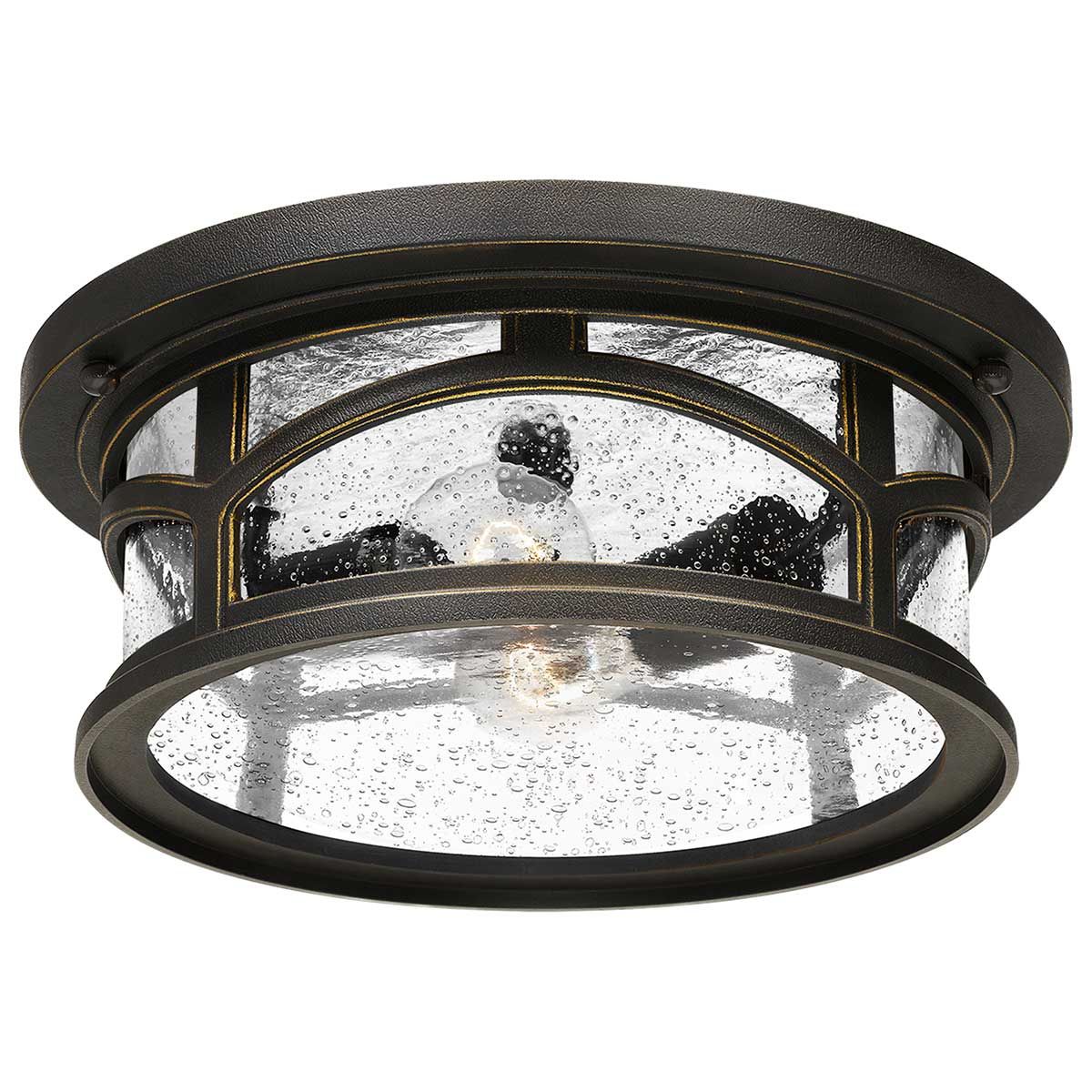 Quoizel Marblehead 2 Light Flush Fitting - Palladian Bronze