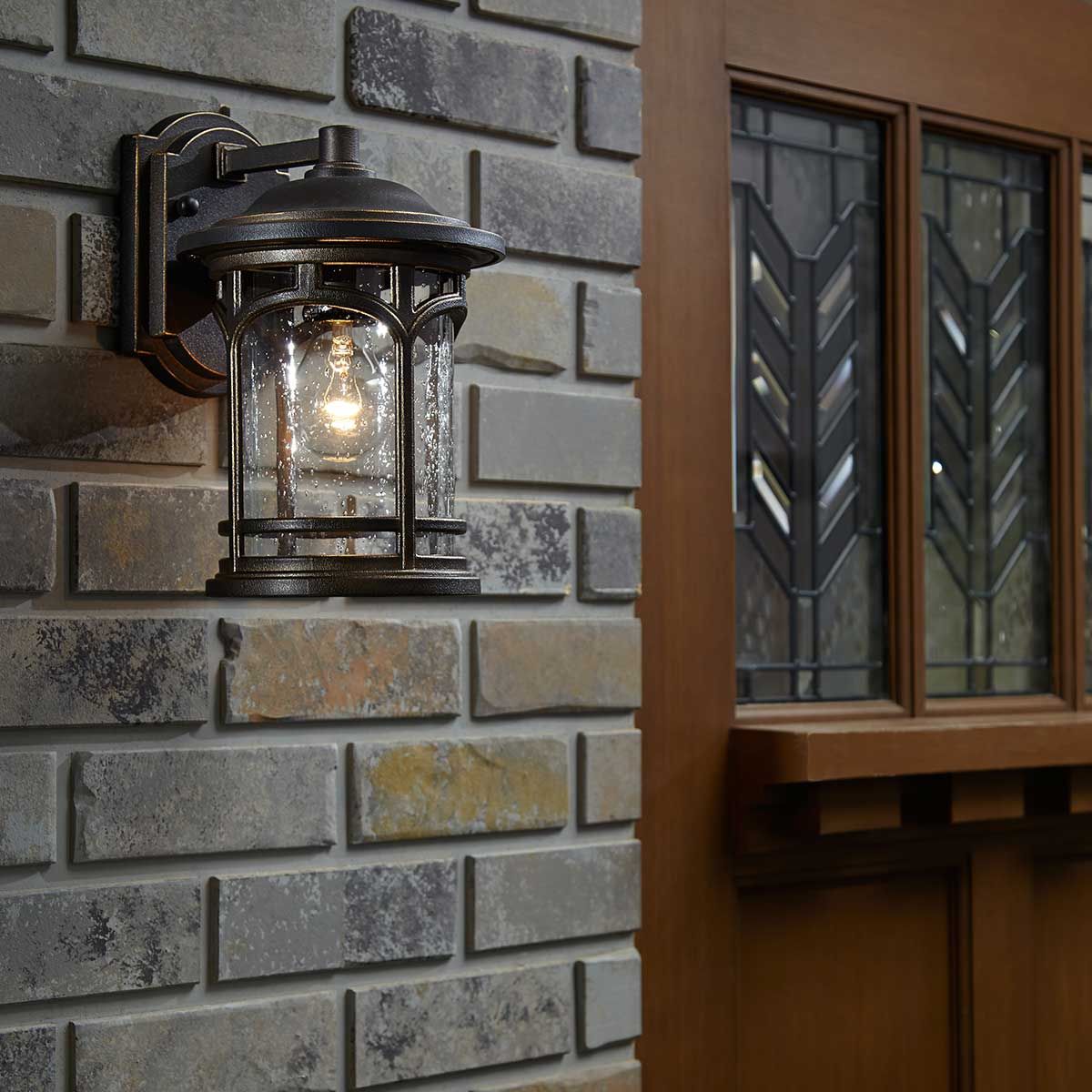 Quoizel Marblehead Single Medium Wall Lantern - Palladian Bronze