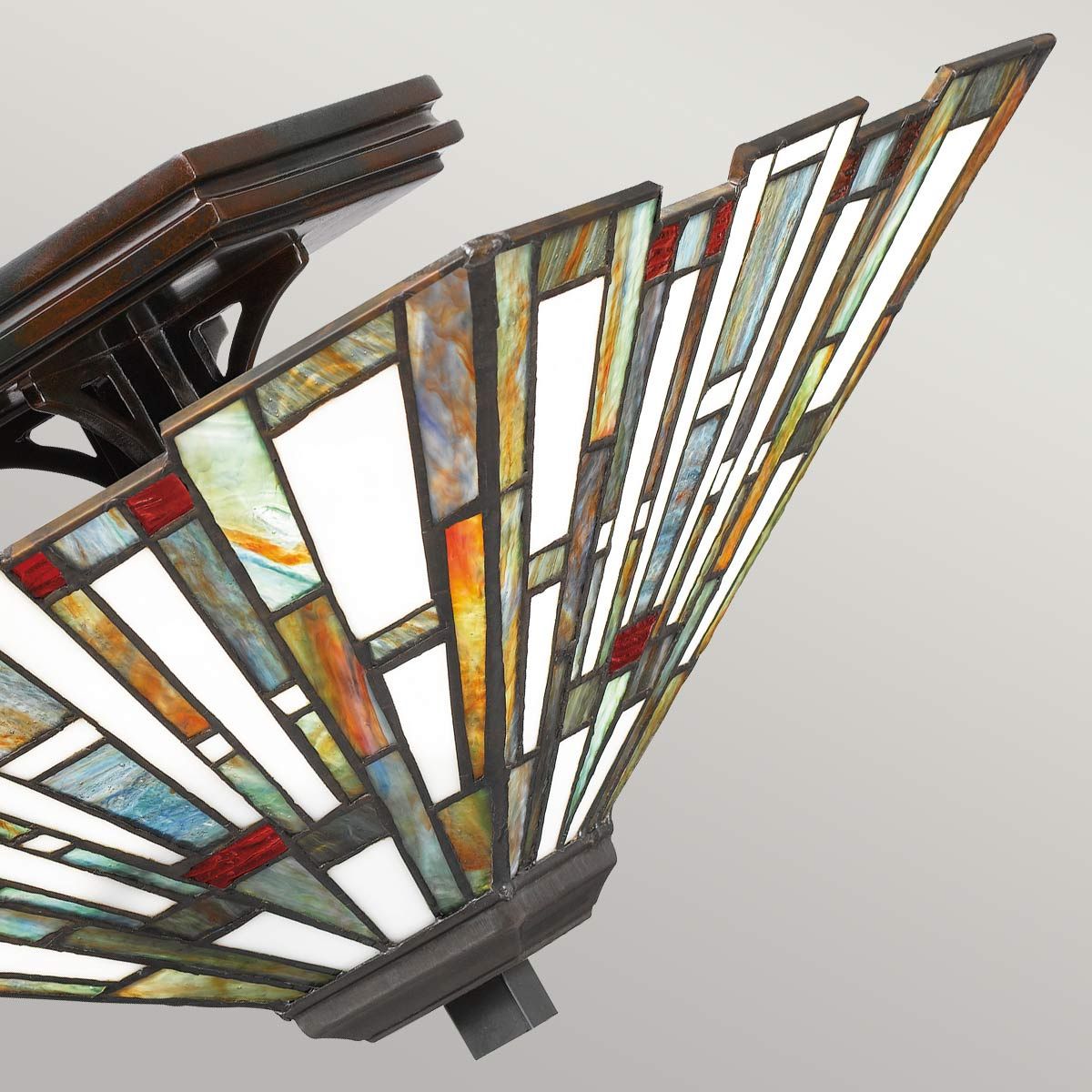 Quoizel Maybeck 2 Light Flush Fitting - Valiant Bronze