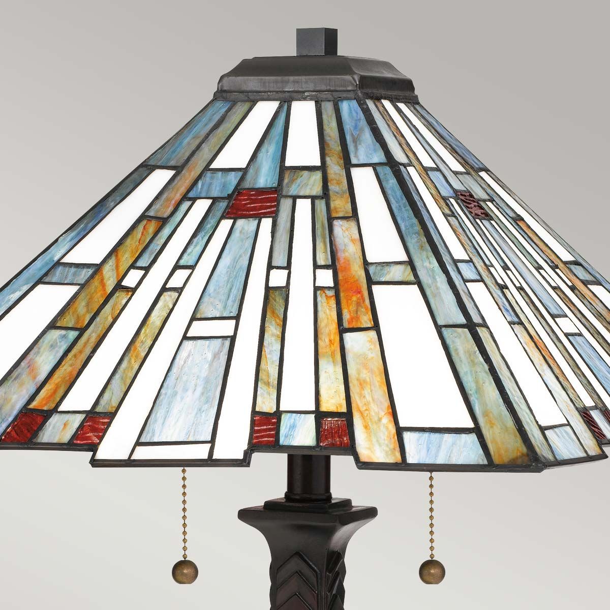 Quoizel Maybeck 2 Light Table Lamp - Valiant Bronze