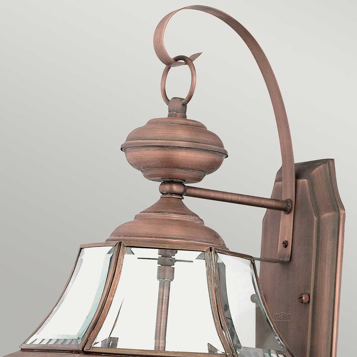 Quoizel Newbury 2 Light Large Wall Lantern - Aged Copper