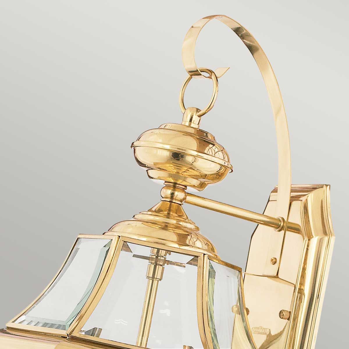 Quoizel Newbury 2 Light Large Wall Lantern - Polished Brass