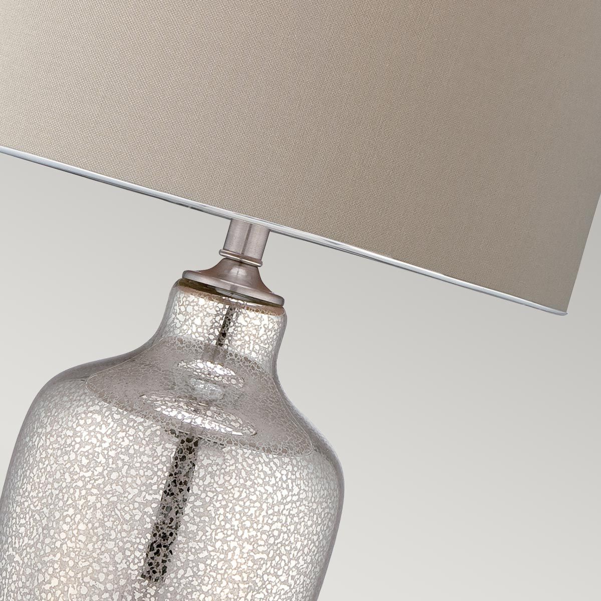 Quoizel Nicolls Single Table Lamp - Mercury Glass