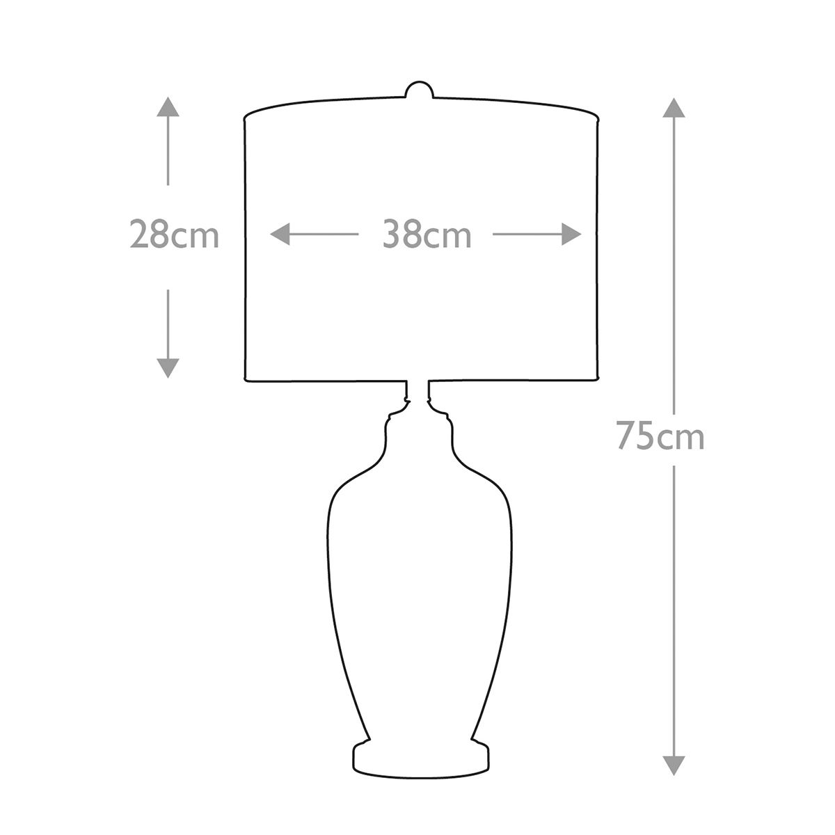 Quoizel Nicolls Single Table Lamp - Mercury Glass