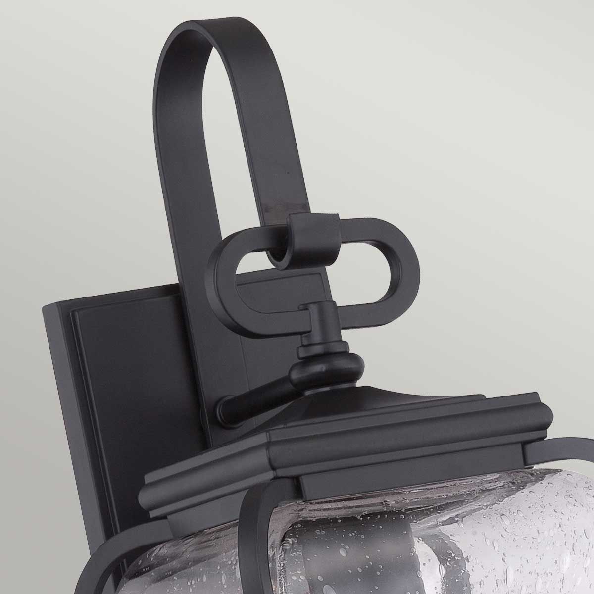 Quoizel Province Single Small Wall Lantern - Mystic Black