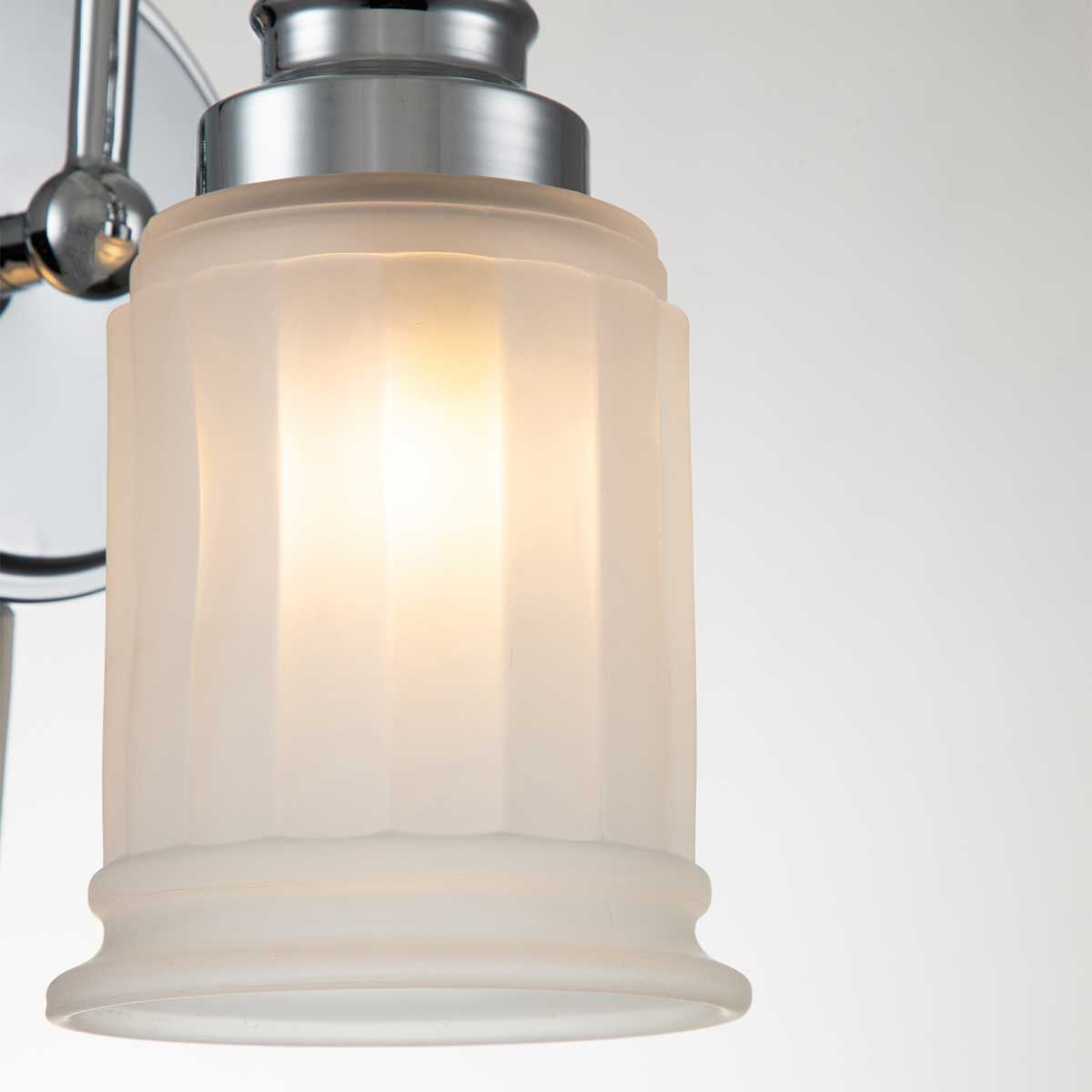 Quoizel Swell Single Bathroom Wall Light - Polished Chrome