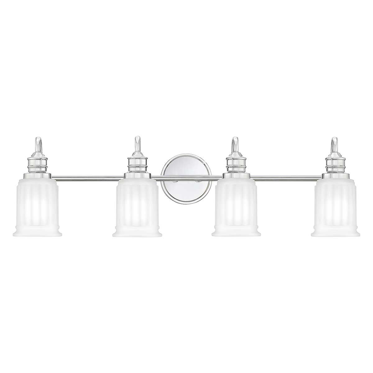 Quoizel Swell 4 Light Bathroom Wall Light - Polished Chrome